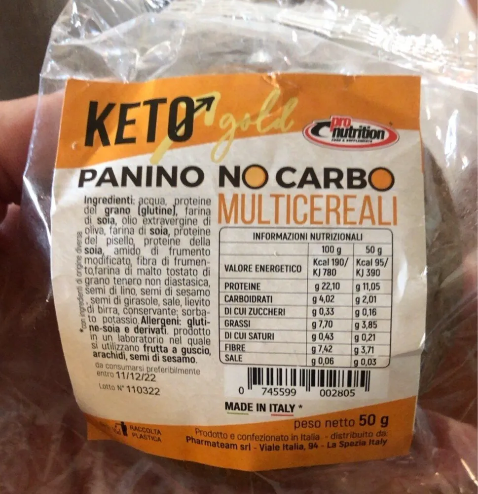 Panino no carb multicereali