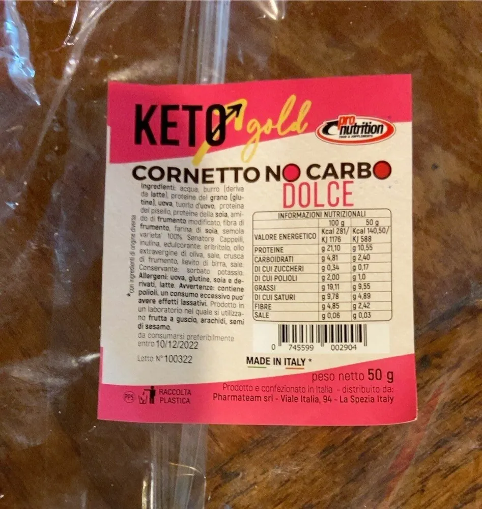 Cornetto no carb