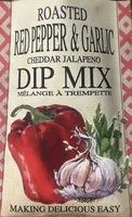 Roasted Red Pepper & Garlic Cheddar Jalepeno Dip Mix