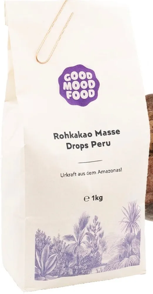 Rohkakao Maße Drops Peru