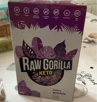 Raw Gorilla Keto berry granola