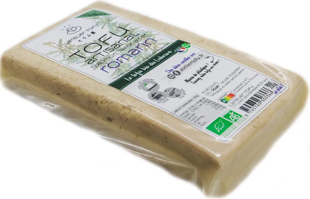 Tofu artisanal romarin