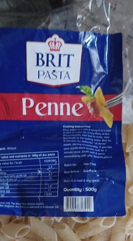 Penne pasta