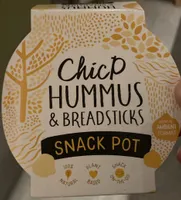 Hummus & Breadsticks Snack Pot