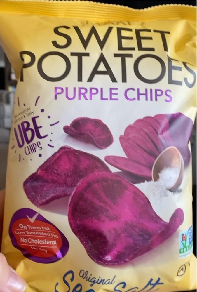 Sweet Potatoes Purple Chips Sea Salt