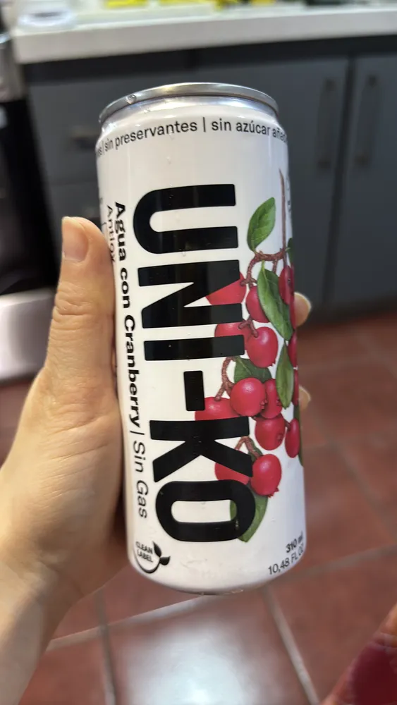 Agua con Cranberry / Sin Gas