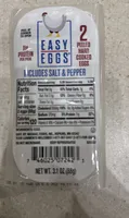 2 Peeled Hard Cooked Eggs