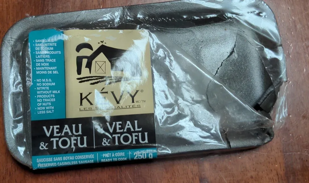 Saucisse sans boyau conservee - Veau et tofu