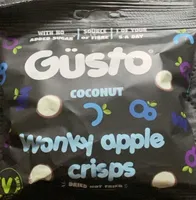 Wonky apple crisps with a twist of coconut