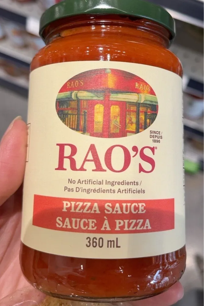 Rao’s pizza sauce
