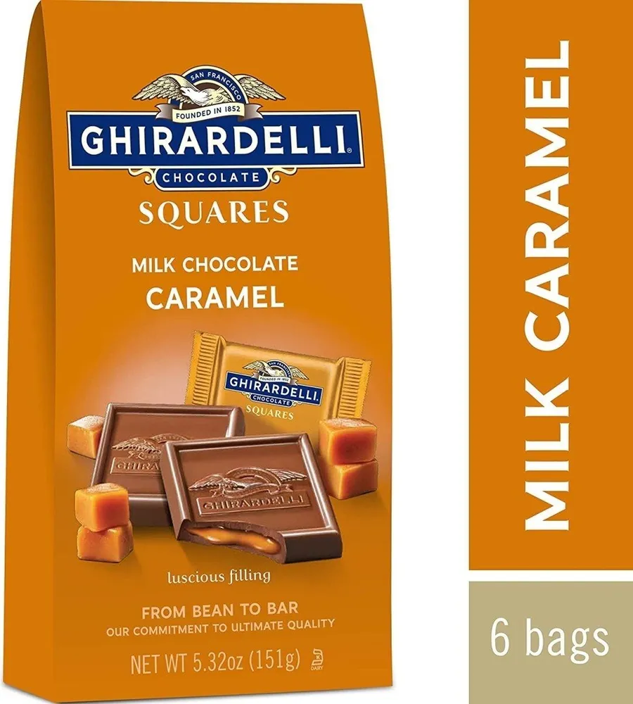 Squares Milk Chocolate Caramel