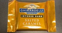 Intense dark salted carmel dark choclate