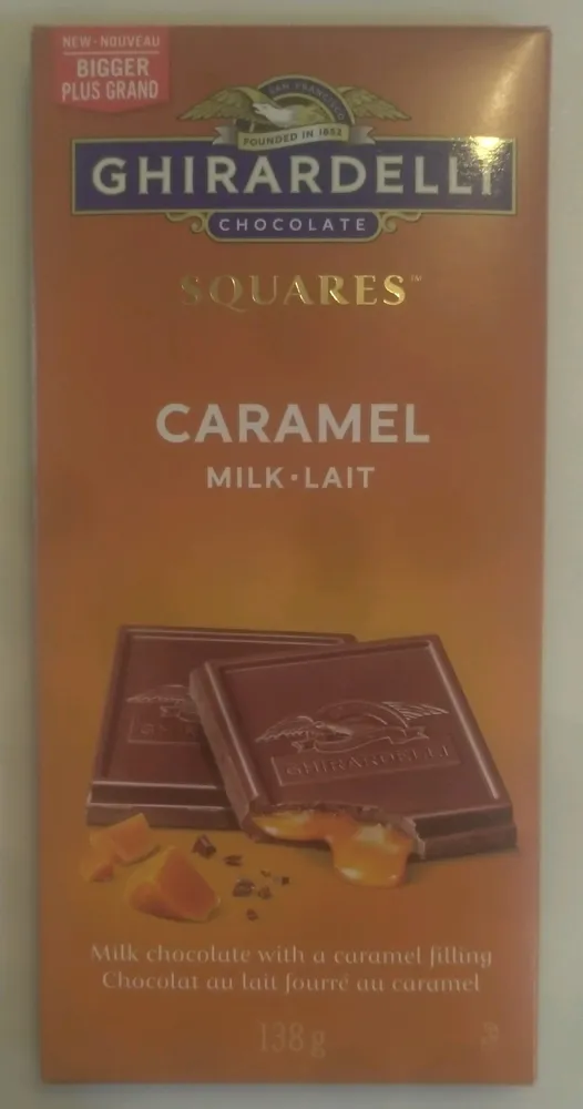 Caramel Milk Chocolate Squares