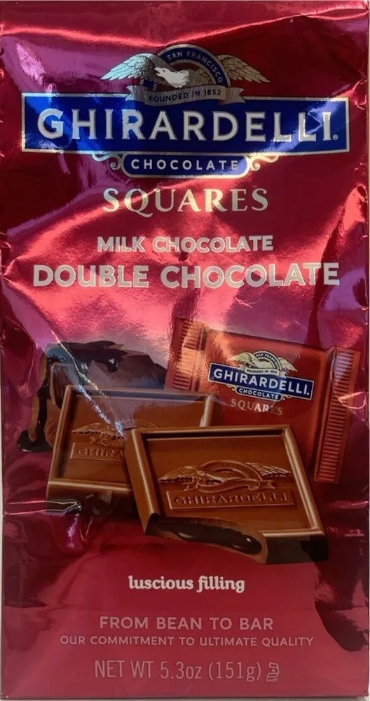 Milk Chocolate Double Chocolate Squares