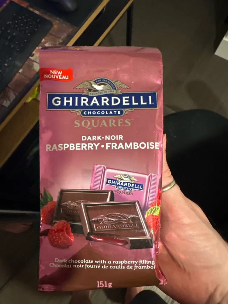 Dark Raspberry Chocolate Squares
