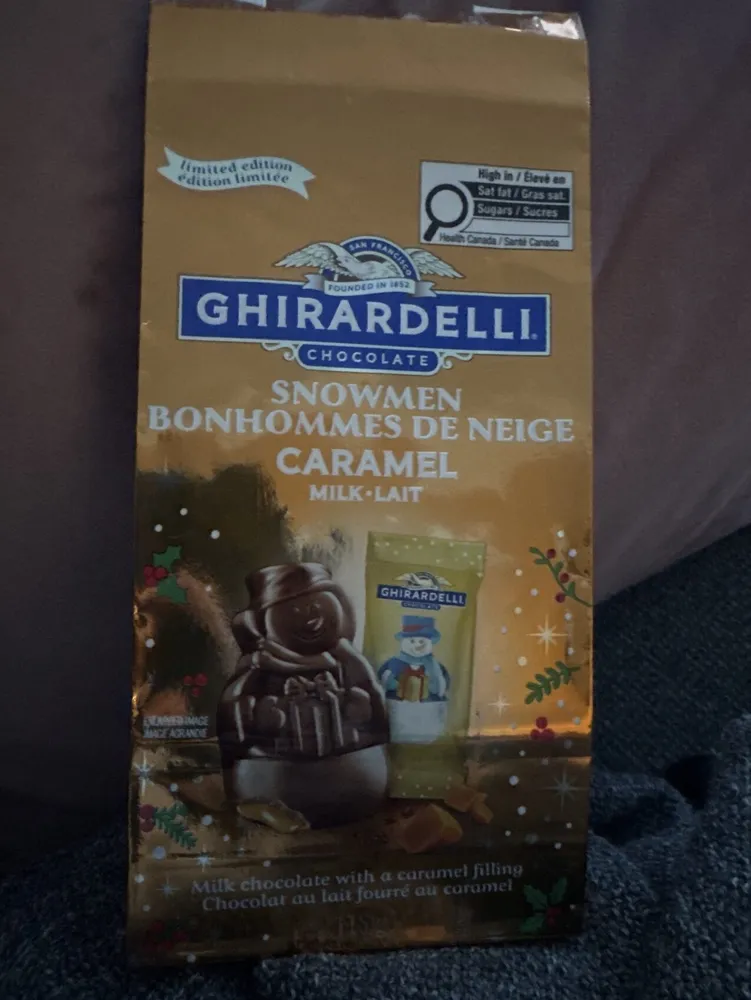 Caramel Milk Chocolate Snowmen