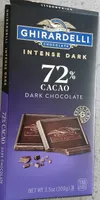 INTENSE DARK 72% CACAO DARK CHOCOLATE