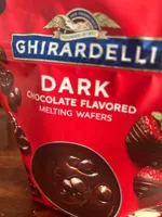 Dark Chocolate Flavored Melting Wafers