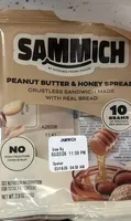 Peanut Butter & Honey Spread Crustless Sandwich