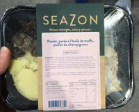 Poulet, puree a l’huile de truffe