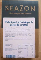 Pulled pork à l'asiatique & purée de carotte