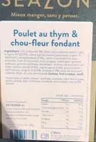 Poulet au thym et chou-fleur fondant