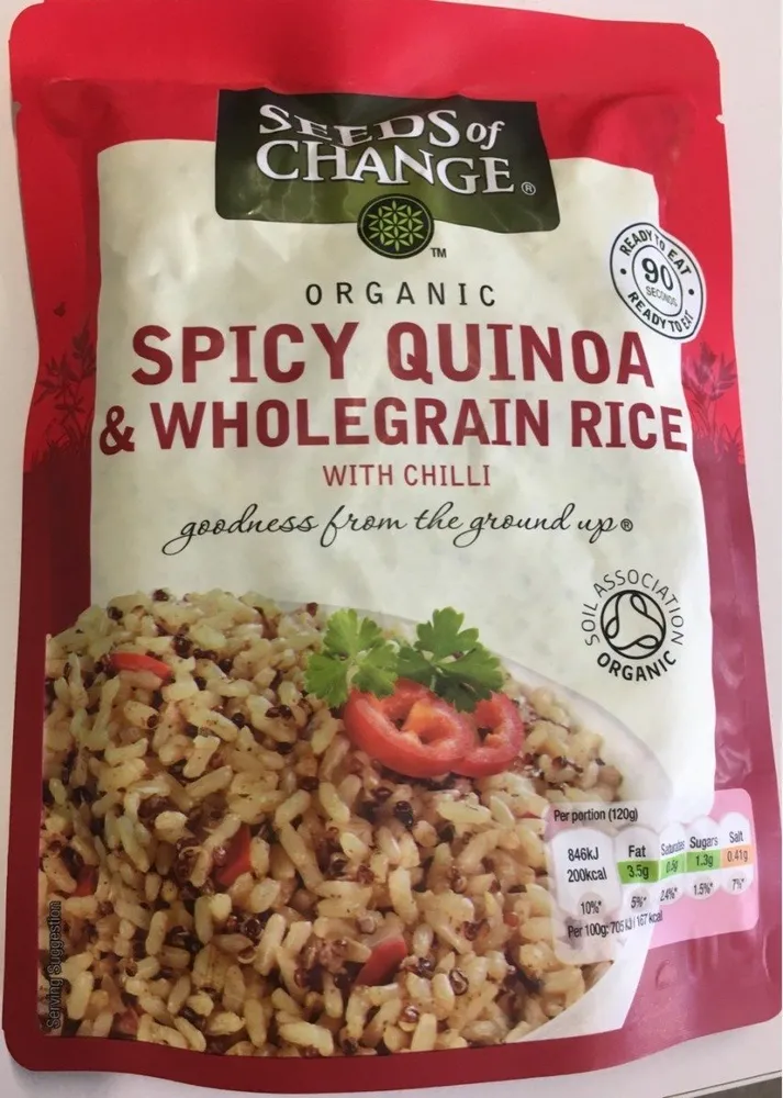 Spicy quinoa & wholegrain rice