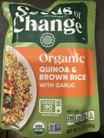 Organic Quinoa & Brown Rice with Garlic