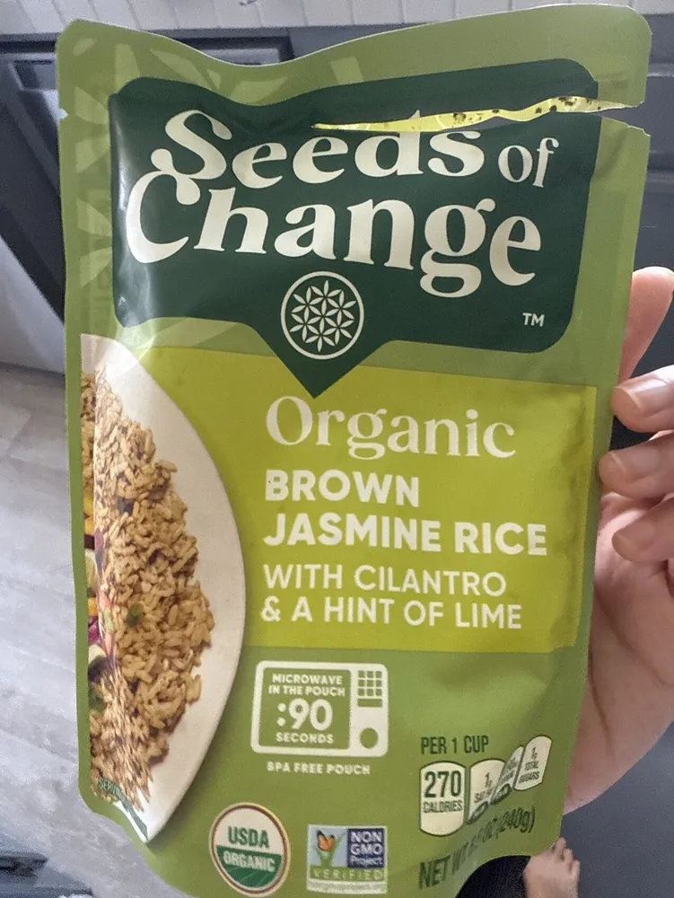 Organic Brown Jasmine Rice With Cilantro & A Hint of Lime