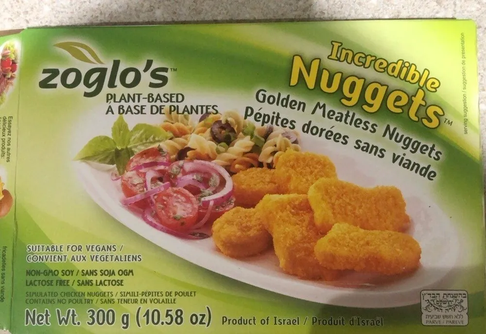 golden meatless nuggets