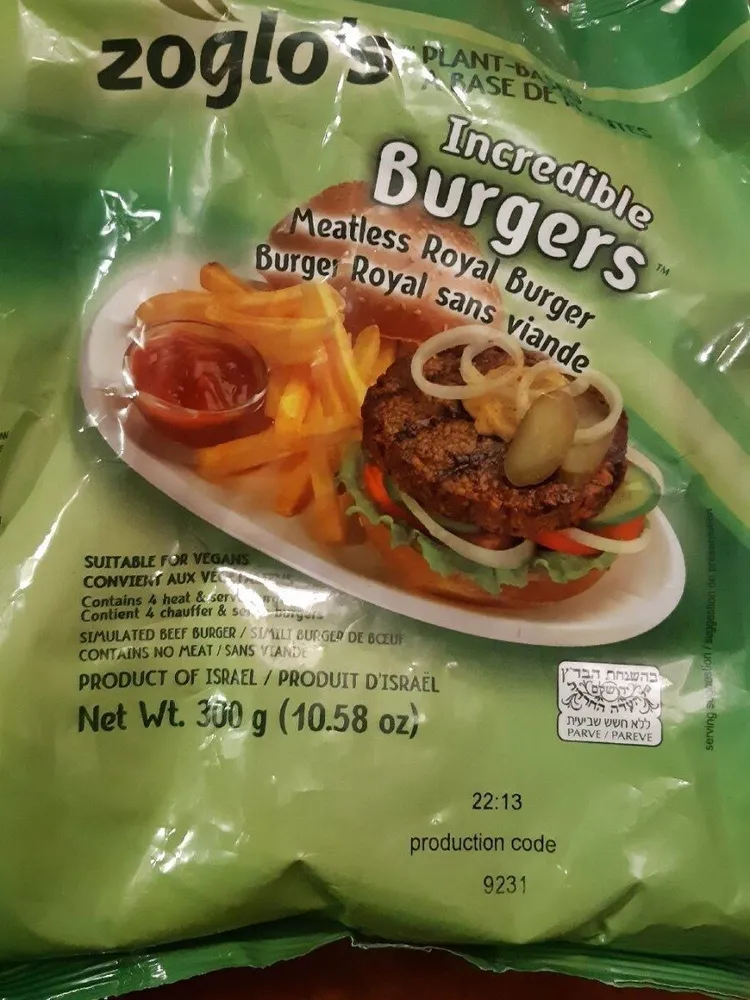 Meatless burgers