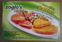 Zoglo's mixed vegetable patties