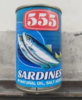 Sardines in natural oil, salt added