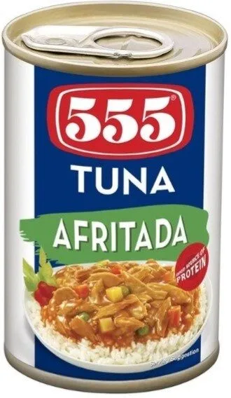 555 tuna afritada 155g