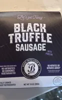 Black truffle sausage