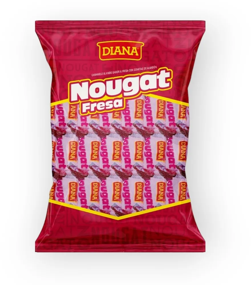 Golosinas Nougat Fresa