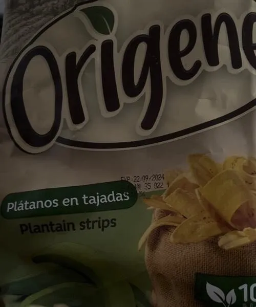 Plátanos en tajadas verde