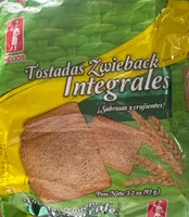Tostadas Zwieback Integrales