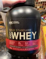 Gold Standard 100% whey protien powder chocolate coconut