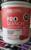 PRO QUENCH Strawberry Splash Clear Protein, Collagen & Electrolyte Powder Drink Mix