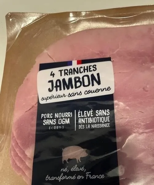 Jambon supérieur sans couenne