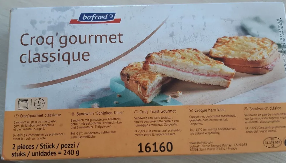 Croq gourmet classique