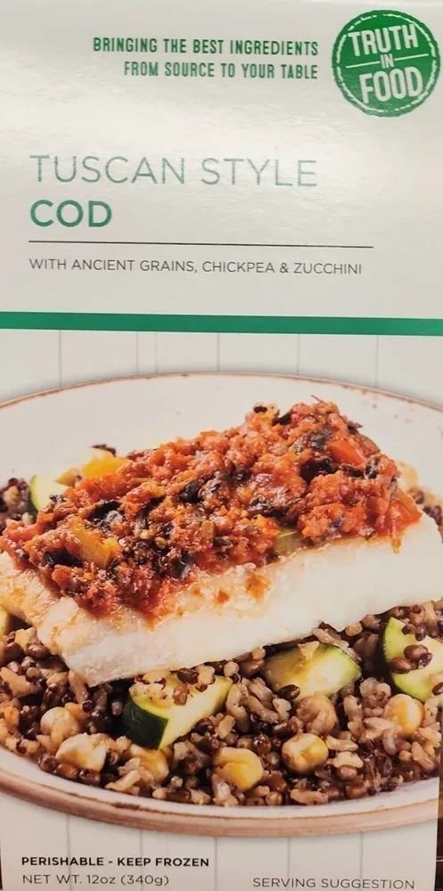 Tuscan style cod