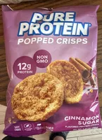 PURE PROTEIN POPPED CRISPS Cinnamon Sugar