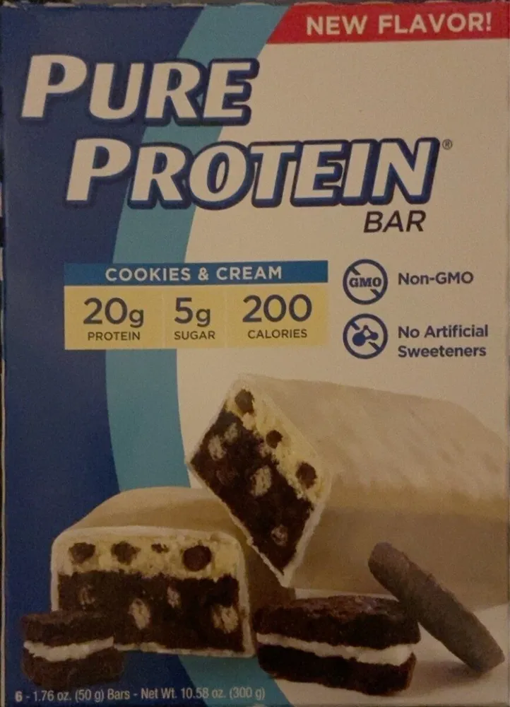 Bar cookies and cream