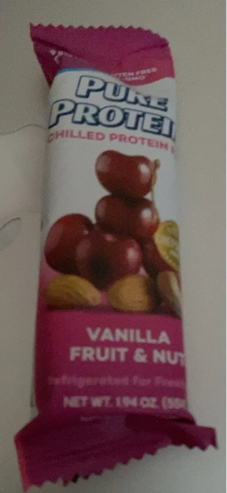Chilled protein bar