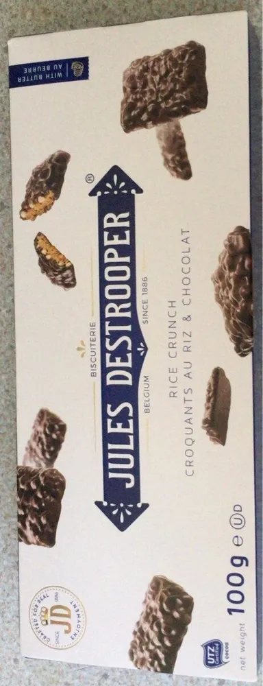 Croquants au riz et chocolat