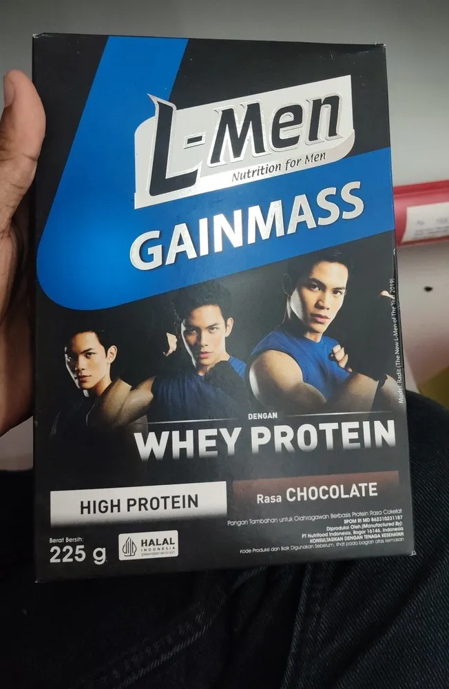 L-men gain mass choco 225g