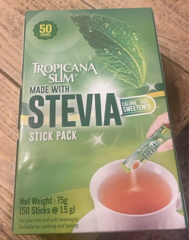Tropicana Slim Zero Calorieswetenerw / Steviadietsticks50's75g