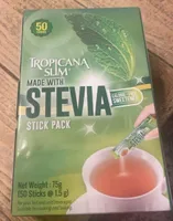 Tropicana Slim Zero Calorieswetenerw / Steviadietsticks50's75g